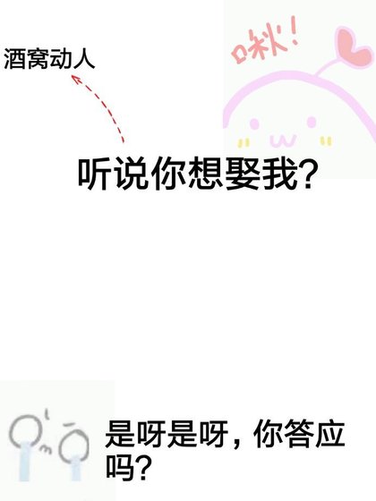 听说你想娶我？